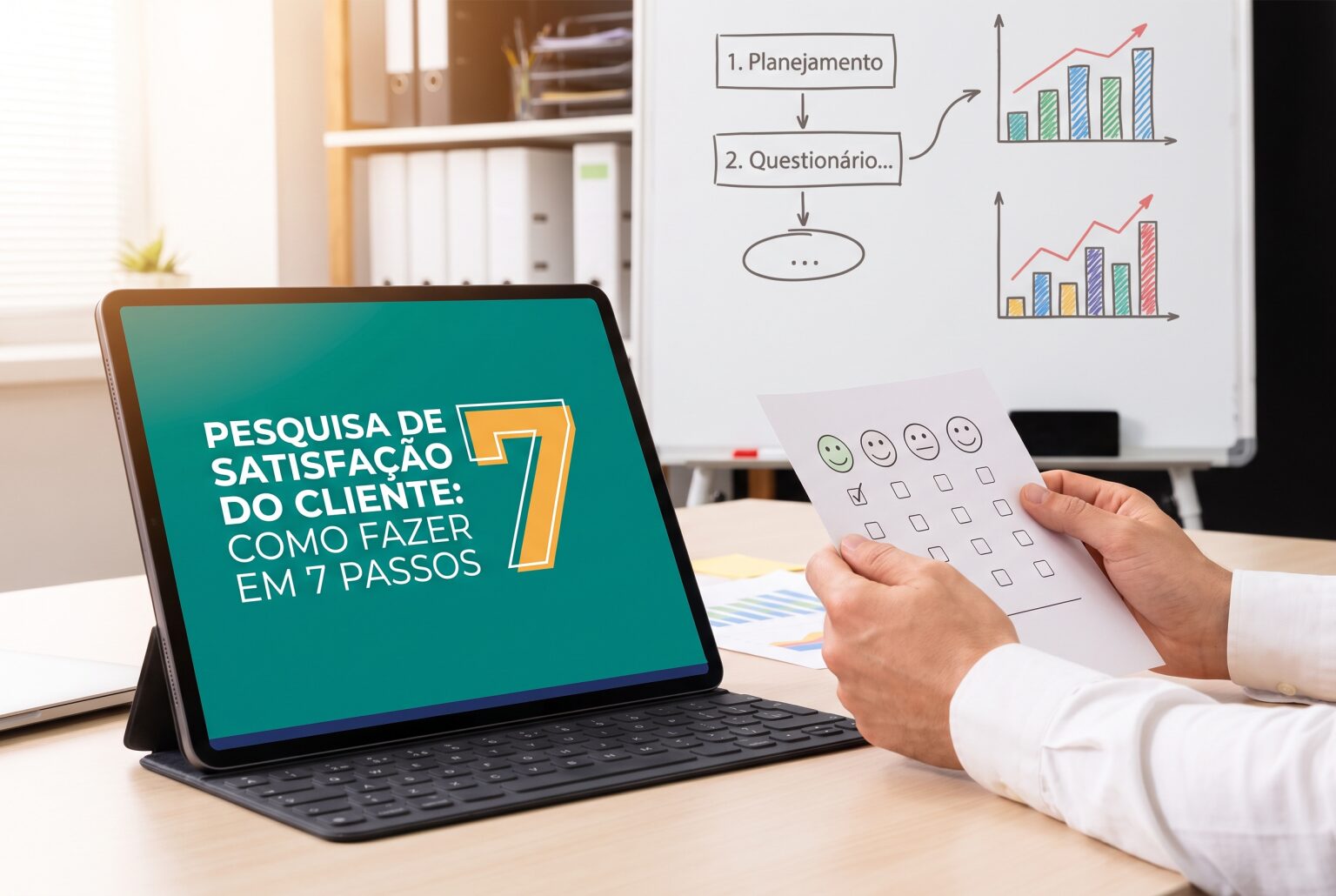Imagem de capa do artigo Pesquisa de Satisfação do Cliente: Como Fazer em 7 Passos