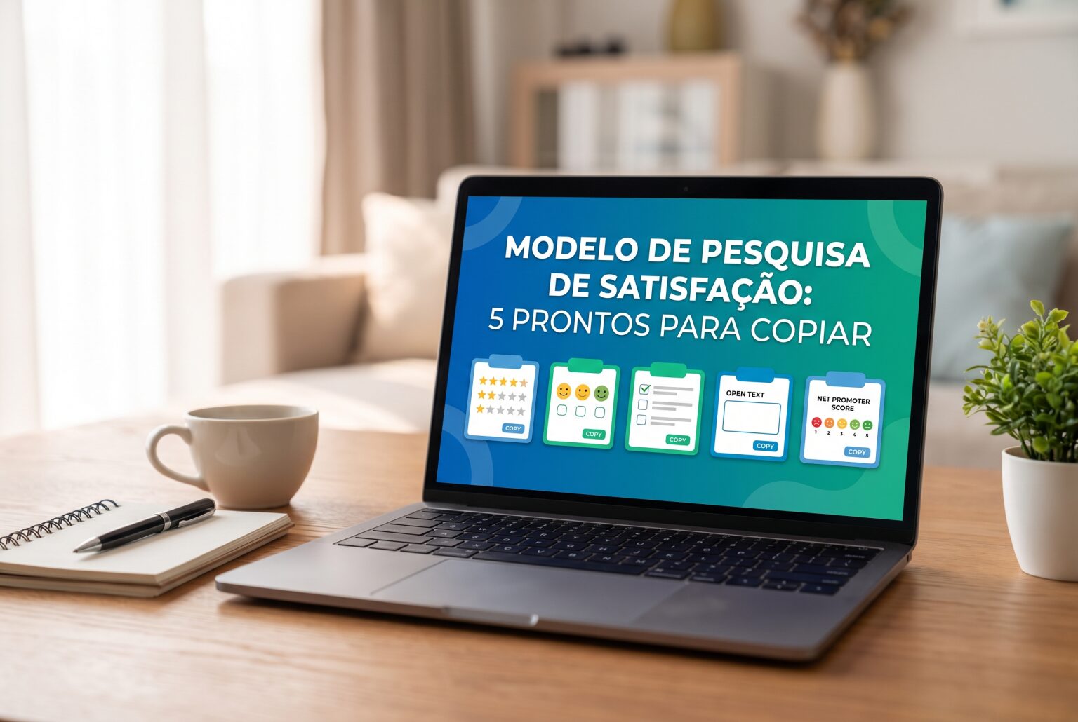 Imagem de capa do artigo Modelo de Pesquisa de Satisfação: 5 Prontos para Copiar